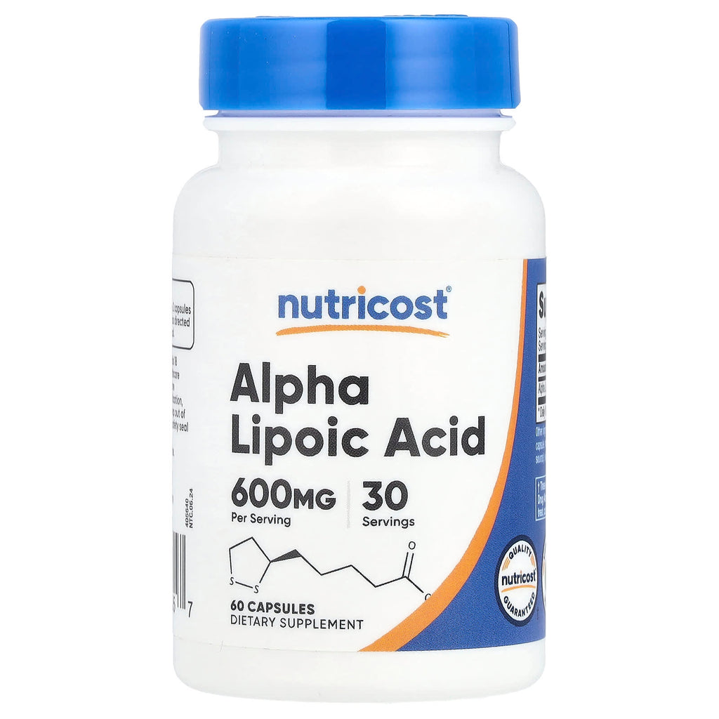 Nutricost, Alpha Lipoic Acid, 60 Capsules (300 mg per Serving)