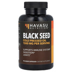 Havasu Nutrition, Black Seed, Cold Pressed Oil, 90 Liquid Capsules (500 mg per Capsule)