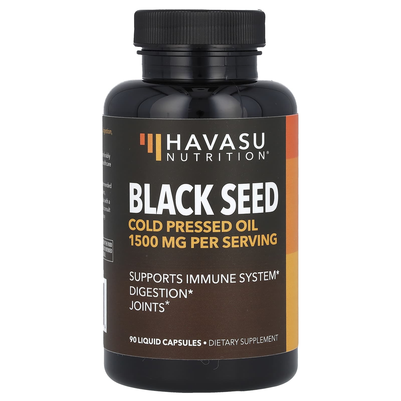 Havasu Nutrition, Black Seed, Cold Pressed Oil, 90 Liquid Capsules (500 mg per Capsule)
