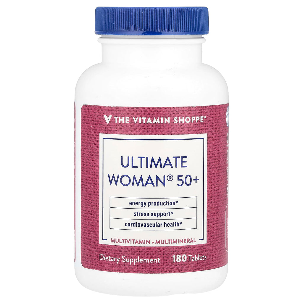 The Vitamin Shoppe, Ultimate Woman® 50+, Multivitamin & Multimineral, 180 Tablets
