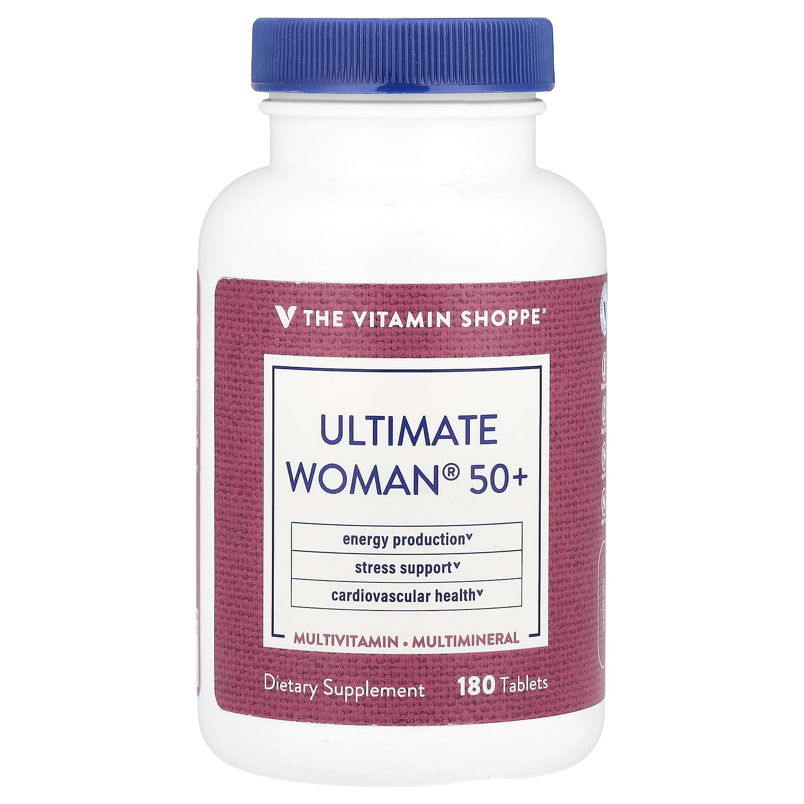 The Vitamin Shoppe, Ultimate Woman® 50+, Multivitamin & Multimineral, 180 Tablets