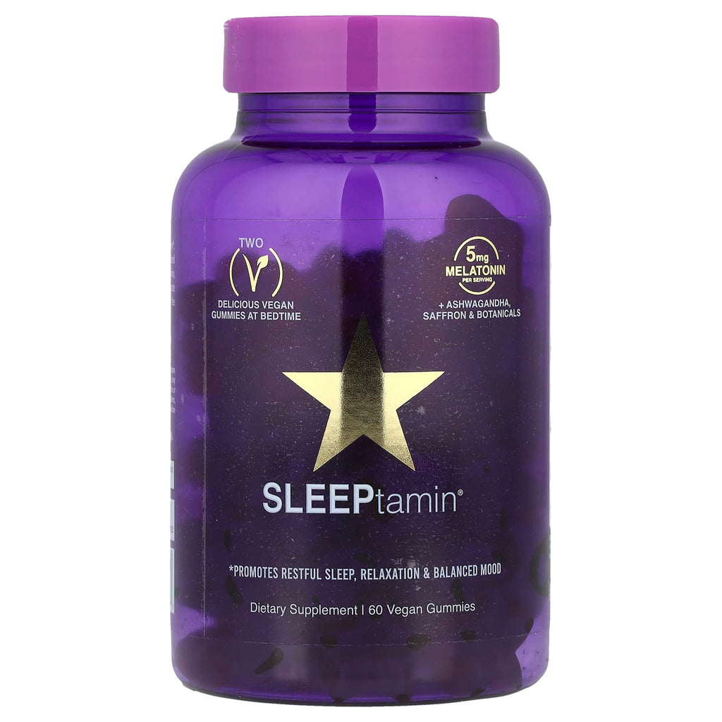 HAIRtamin, SLEEPtamin® Gummies, Berry Sweet Dreams, 60 Vegan Gummies