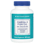 The Vitamin Shoppe, Omega-3 Fish Oil, 1,000 mg, 60 Softgels