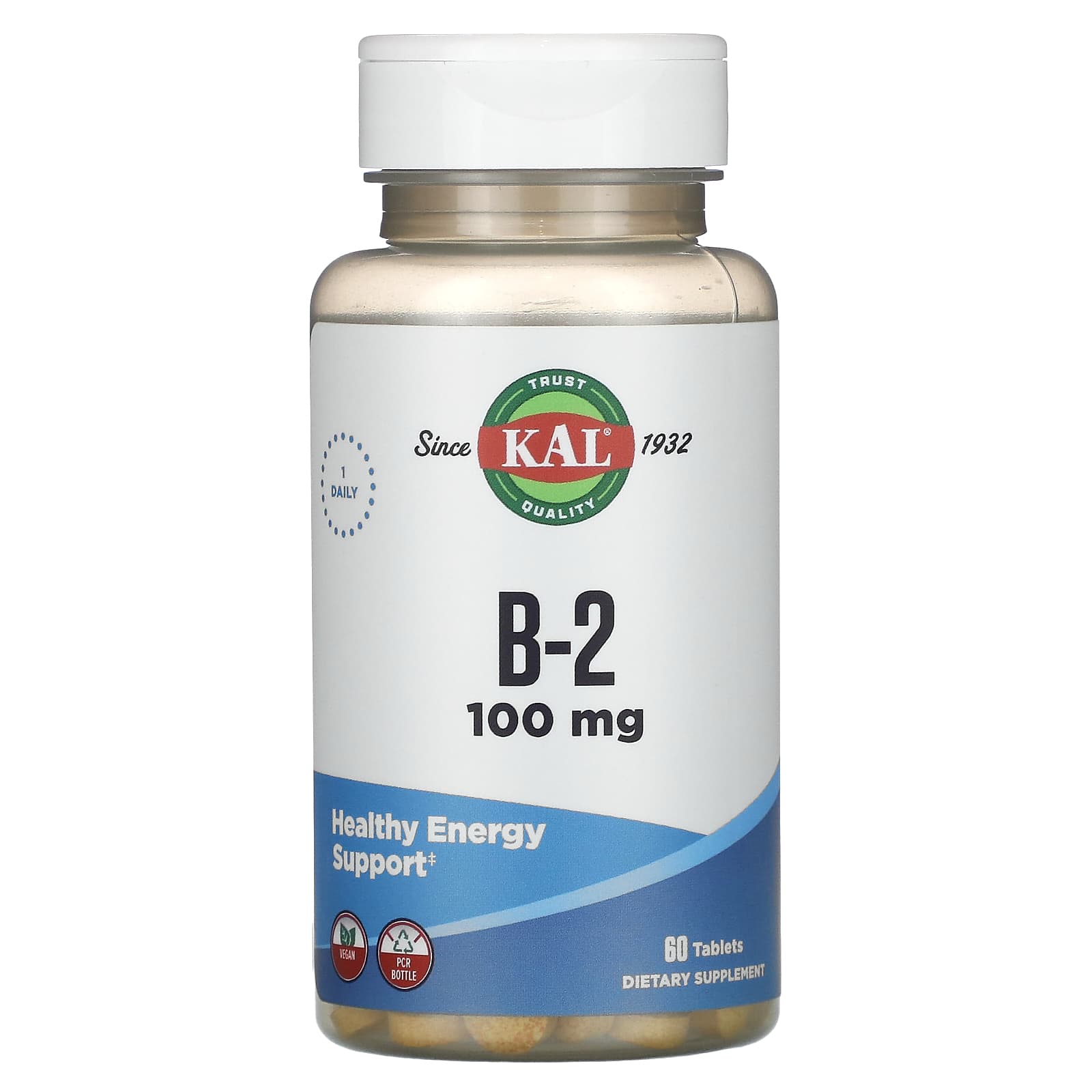 KAL, B-2, 100 mg, 60 Tablets