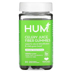 HUM Nutrition, Celery Juice Fiber Gummies, Green Apple, 5 g, 60 Vegan Gummies