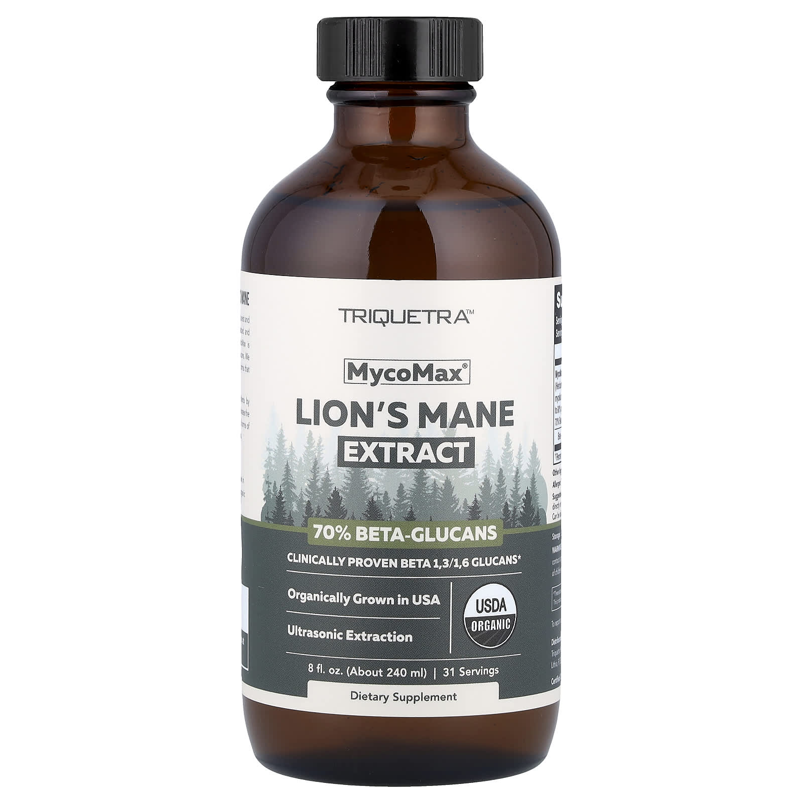 Triquetra Health, MycoMax®, Lion's Mane Extract, 8 fl oz (240 ml)