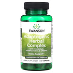 Swanson, Adaptogenic Herbal Complex with Rhodiola, Ashwagandha & Ginseng, 60 Vegan Capsules