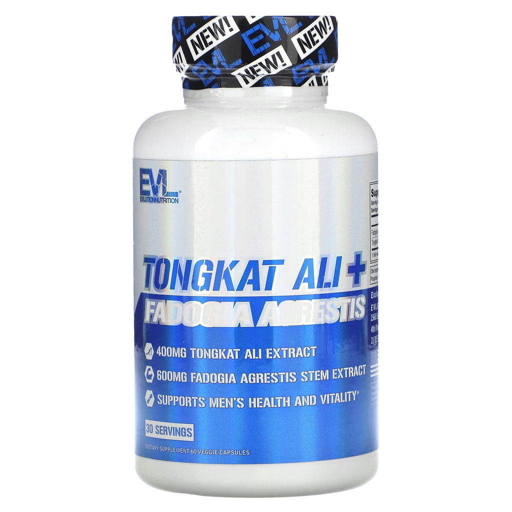 EVLution Nutrition, Tongkat Ali + Fadogia Agrestis, 60 Veggie Capsules