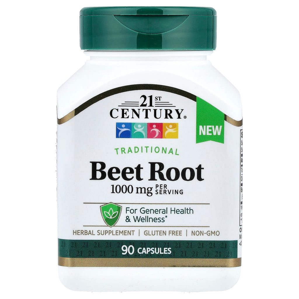 21st Century, Beet Root, 90 Capsules (500 mg per Capsule)