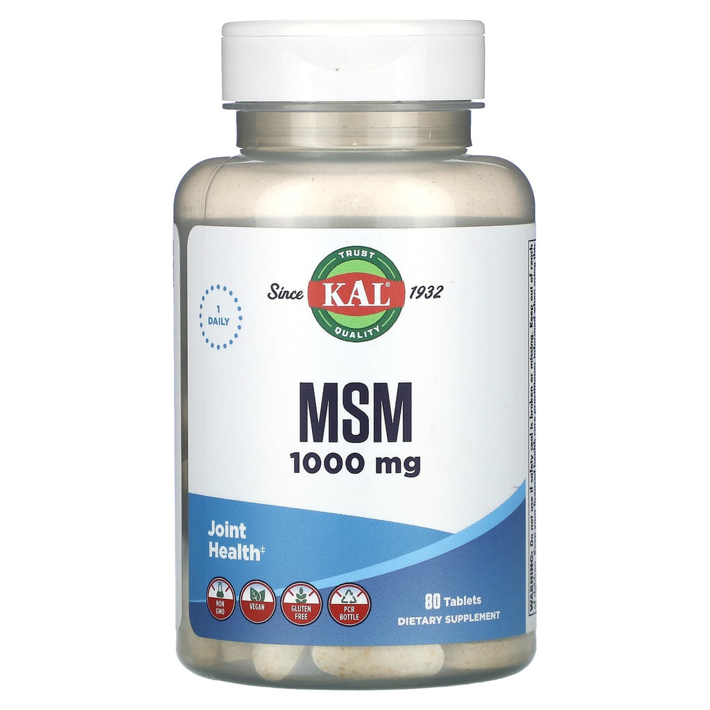 KAL, MSM, 80 Tablets