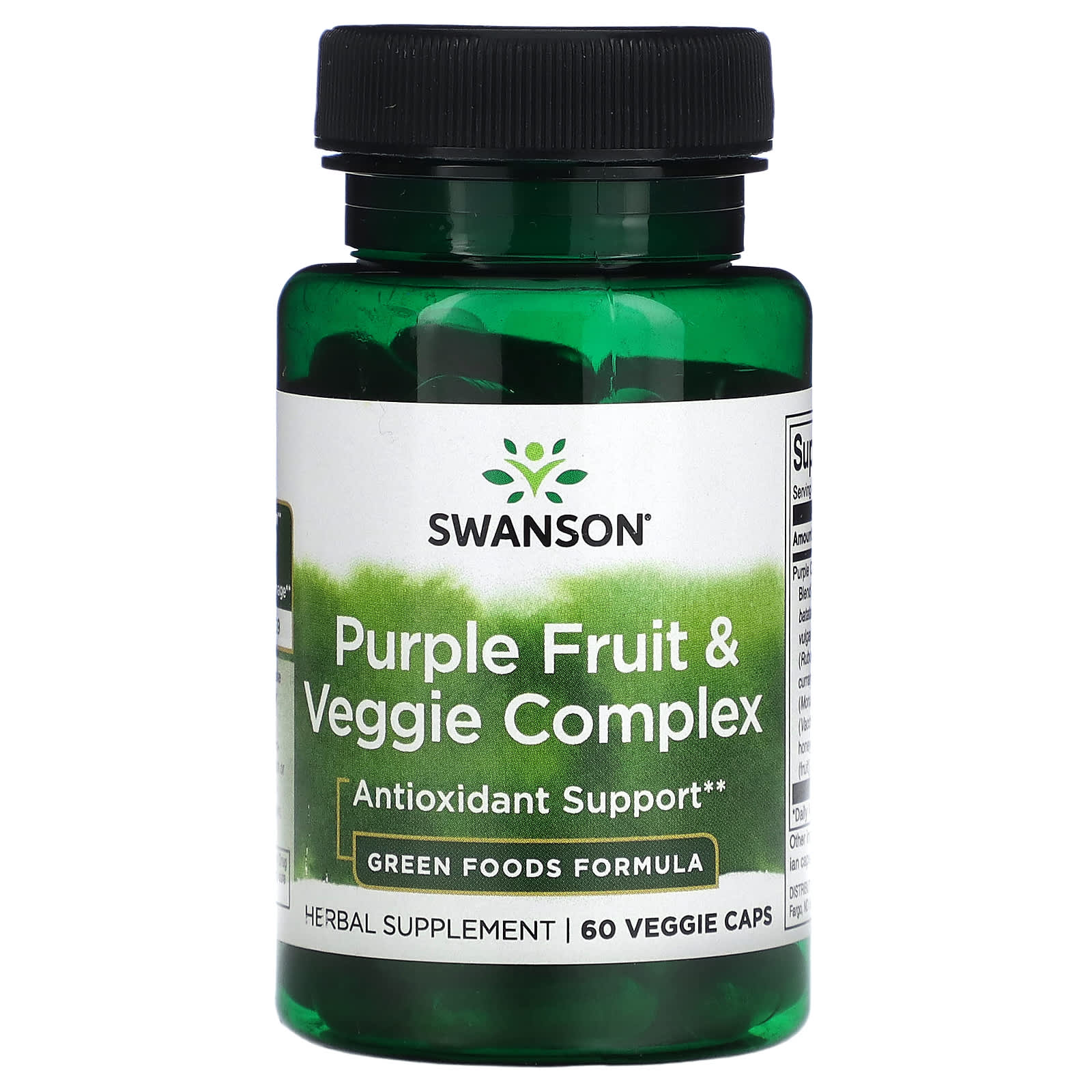 Swanson, Purple Fruit & Veggie Complex, 60 Veggie Caps