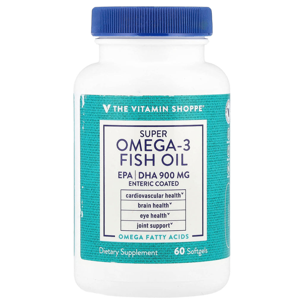 The Vitamin Shoppe, Super Omega-3 Fish Oil, 60 Softgels