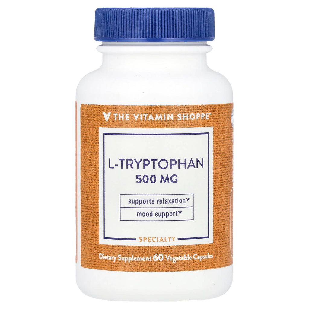 The Vitamin Shoppe, L-Tryptophan, 500 mg, 60 Vegetable Capsules