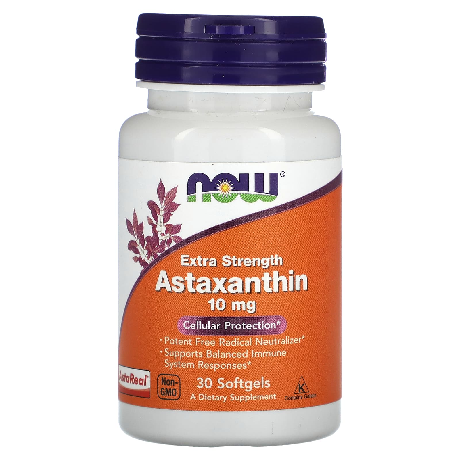 NOW Foods, Astaxanthin, 10 mg, 30 Softgels