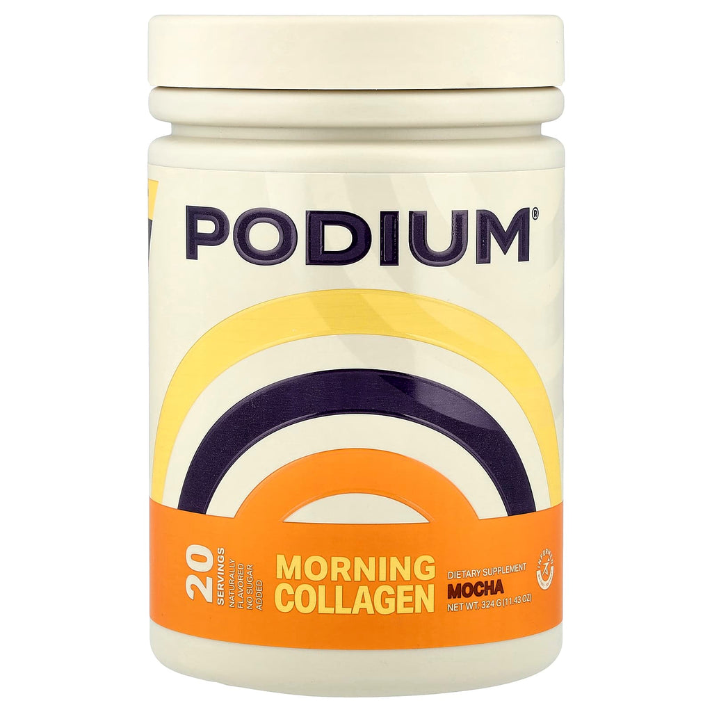 Podium Nutrition, Morning Collagen, Mocha, 11.43 oz (324 g)