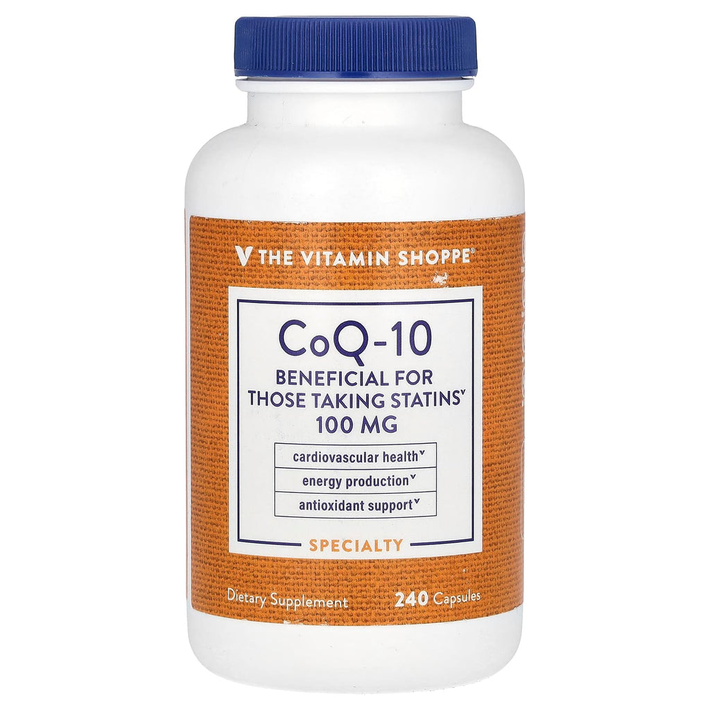 The Vitamin Shoppe, CoQ-10, 100 mg, 240 Capsules