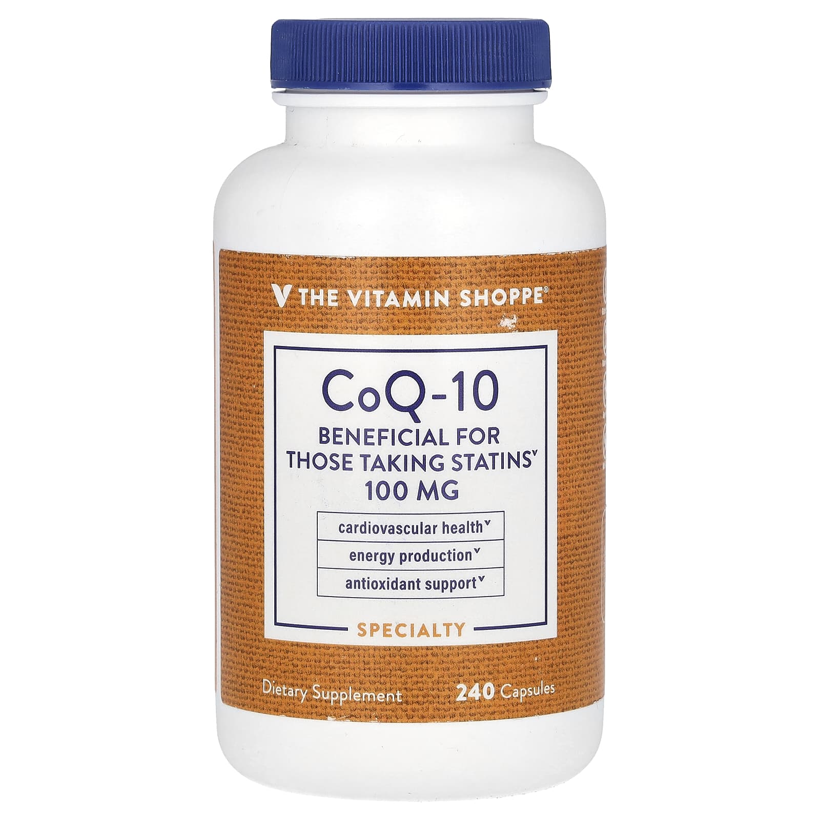 The Vitamin Shoppe, CoQ-10, 100 mg, 240 Capsules