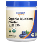 Nutricost, Organic Blueberry Powder, Unflavored, 8 oz (227 g)
