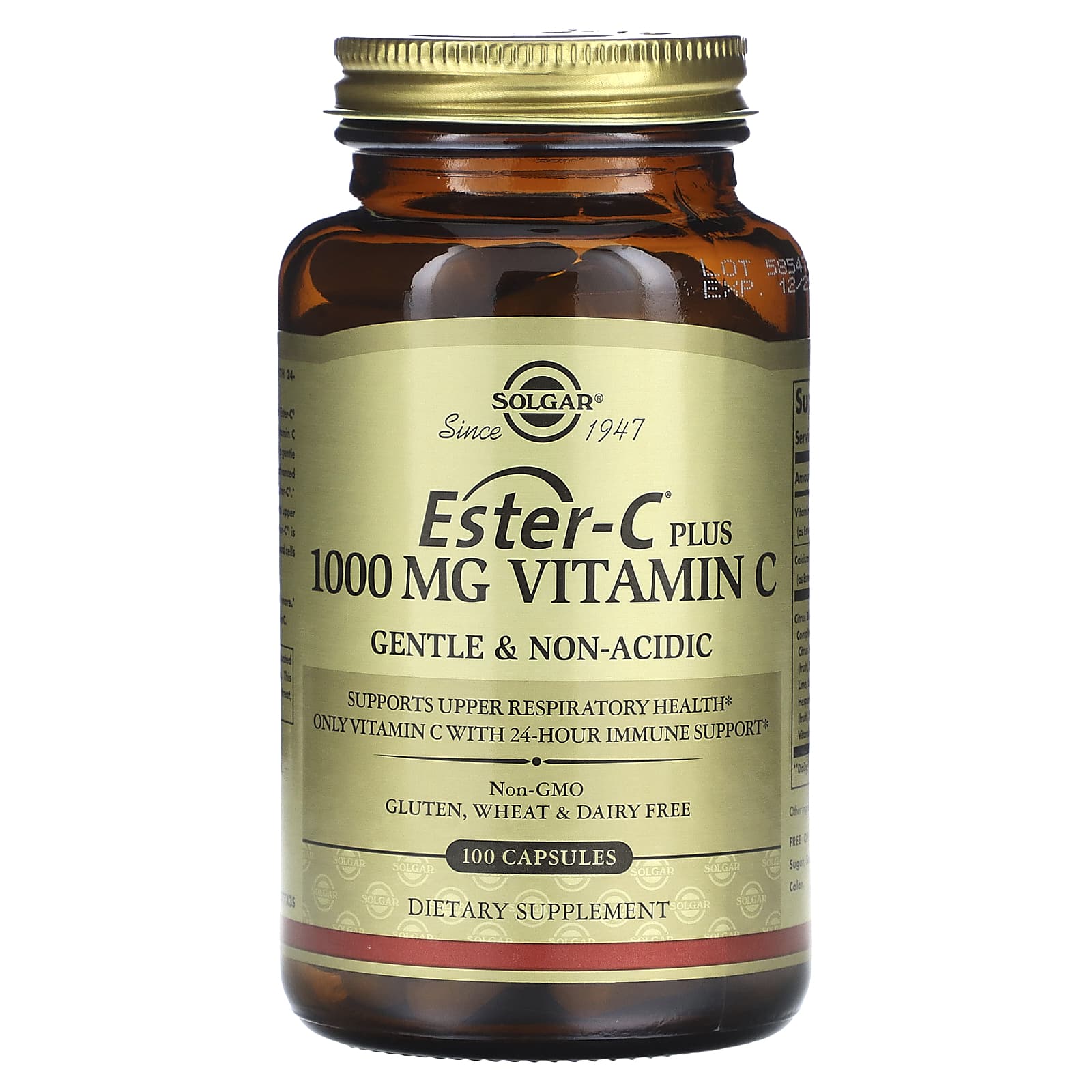Solgar, Ester-C Plus, Vitamin C, 1,000 mg, 100 Capsules