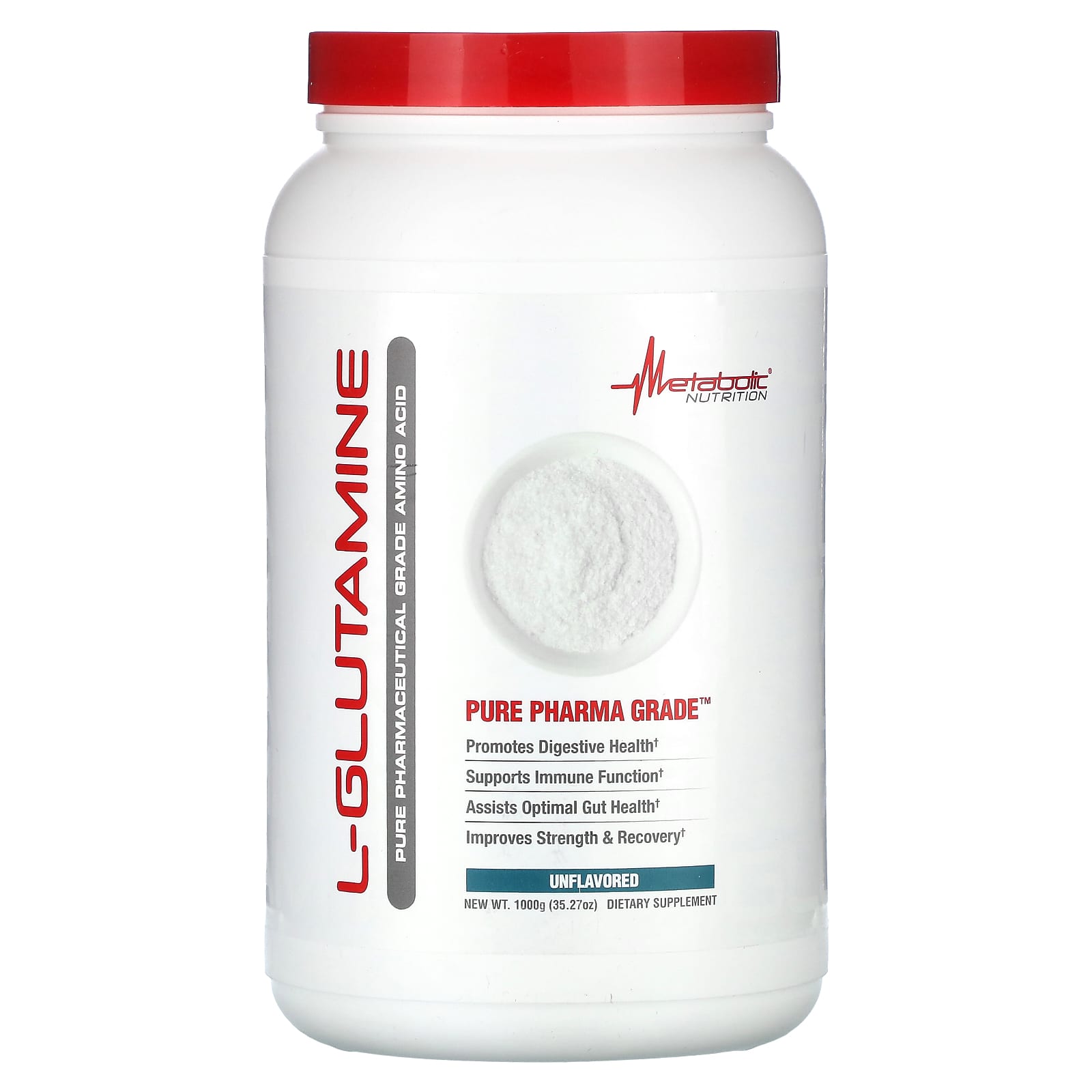 Metabolic Nutrition, L-Glutamine, Unflavored, 35.27 oz (1,000 g)