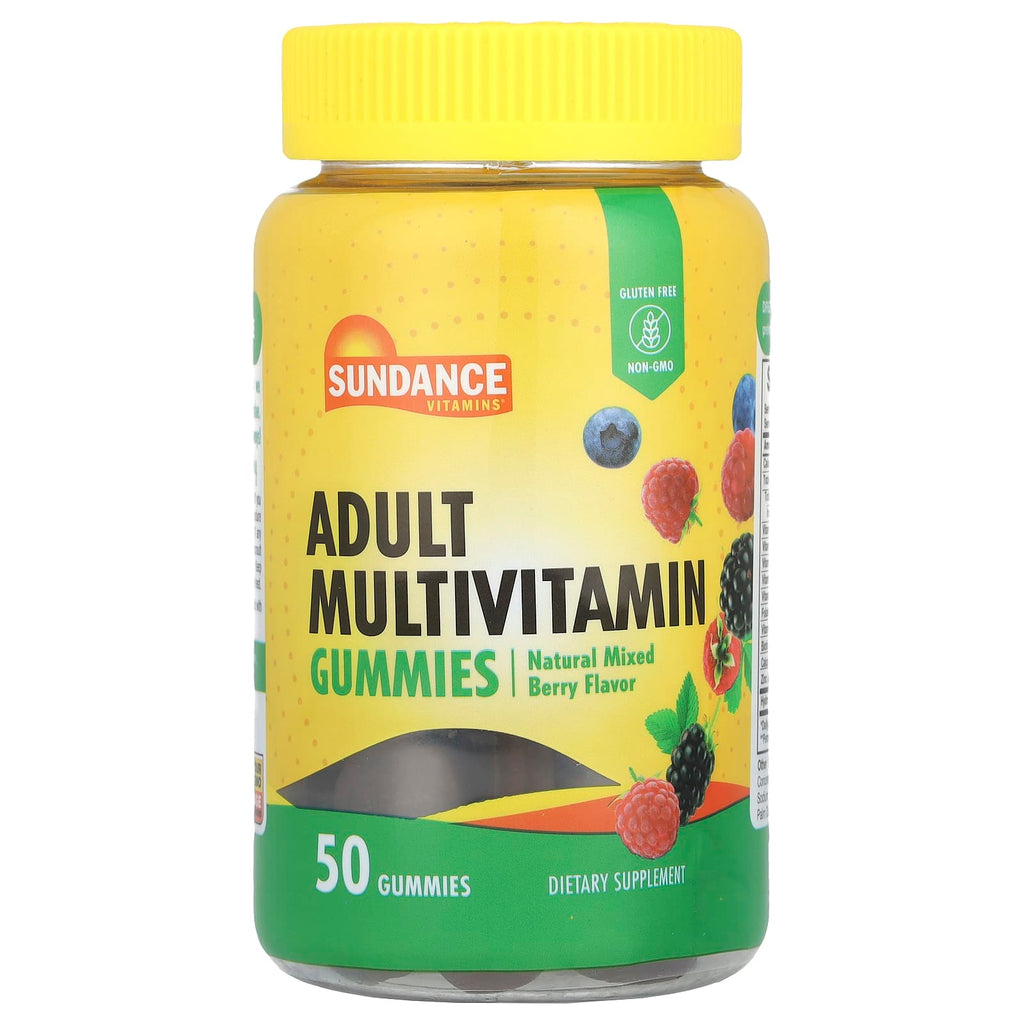 Sundance Vitamins, Adult Multivitamin Gummies, Natural Mixed Berry , 50 Gummies