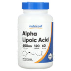 Nutricost, Alpha Lipoic Acid, 120 Capsules (300 mg per Capsule)