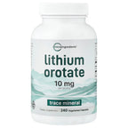 Micro Ingredients, Lithium Orotate, 240 Vegetarian Capsule (5 mg per Capsule)
