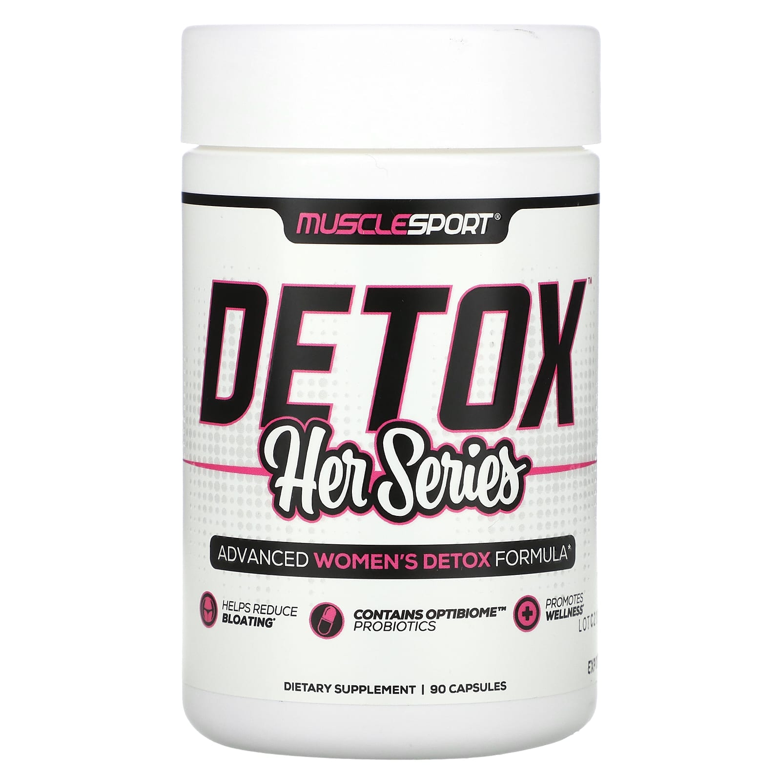 MuscleSport, Detox, Her Series, 90 Capsules