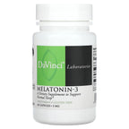 DaVinci Laboratories, Melatonin-3, 3 mg, 60 Capsules