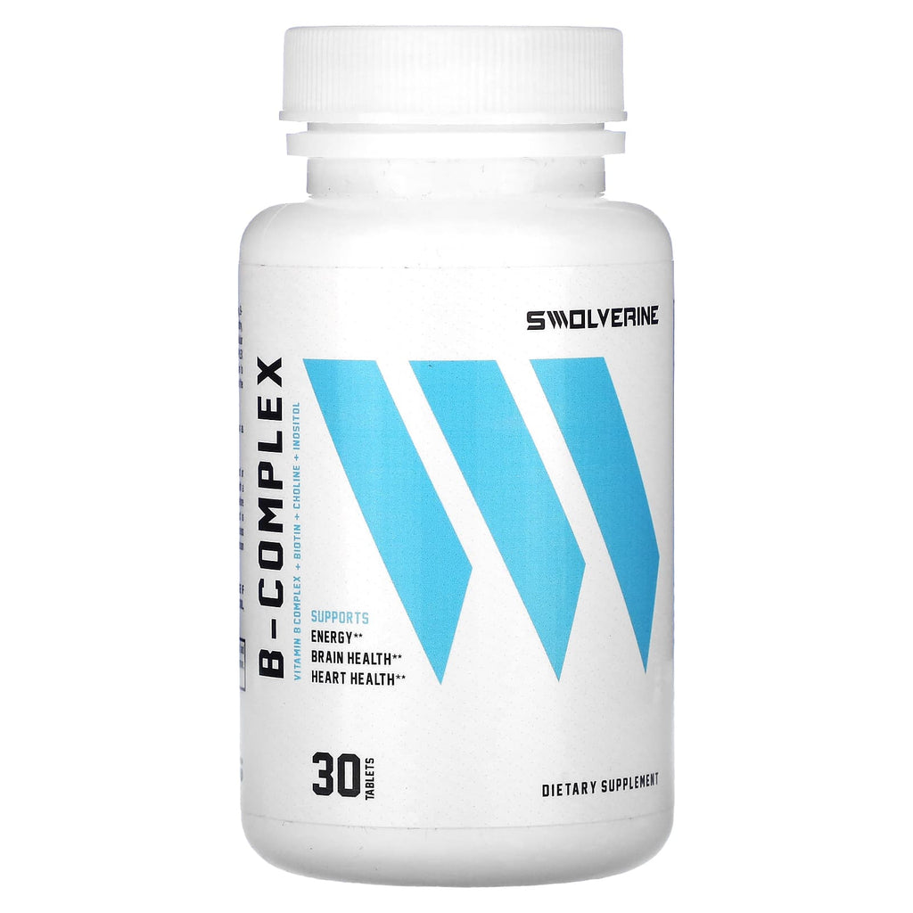 Swolverine, B-Complex, 30 Tablets