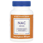 The Vitamin Shoppe, NAC, 600 mg, 50 Capsules