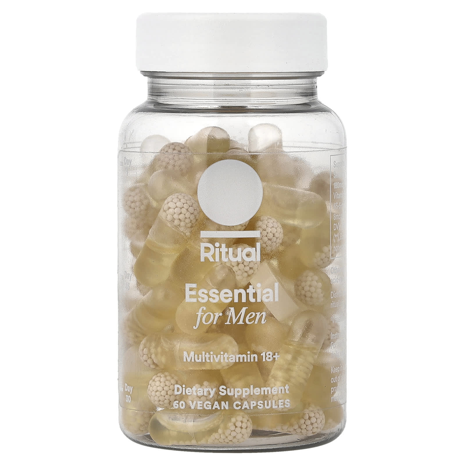 Ritual, Essential For Men, Multivitamin 18+, Mint, 60 Vegan Capsules