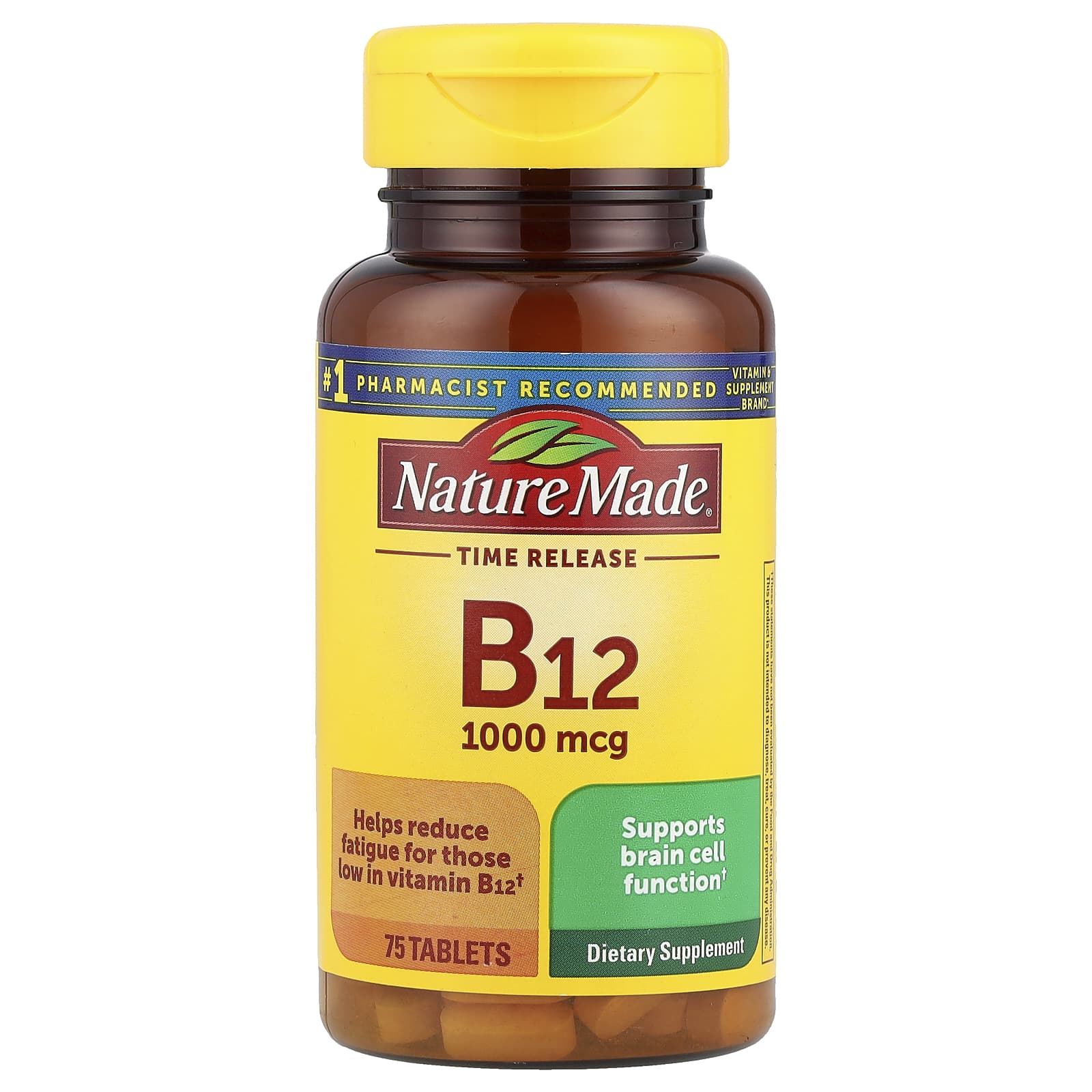 Nature Made, Vitamin B12, Time Release, 75 Tablets