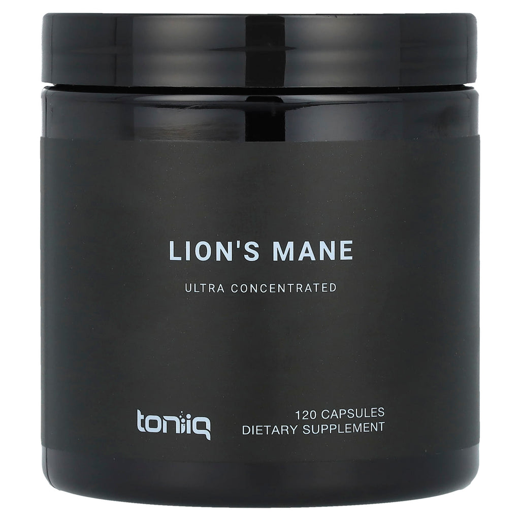 Toniiq, Lion's Mane, 120 Capsules (600 mg per Capsule)