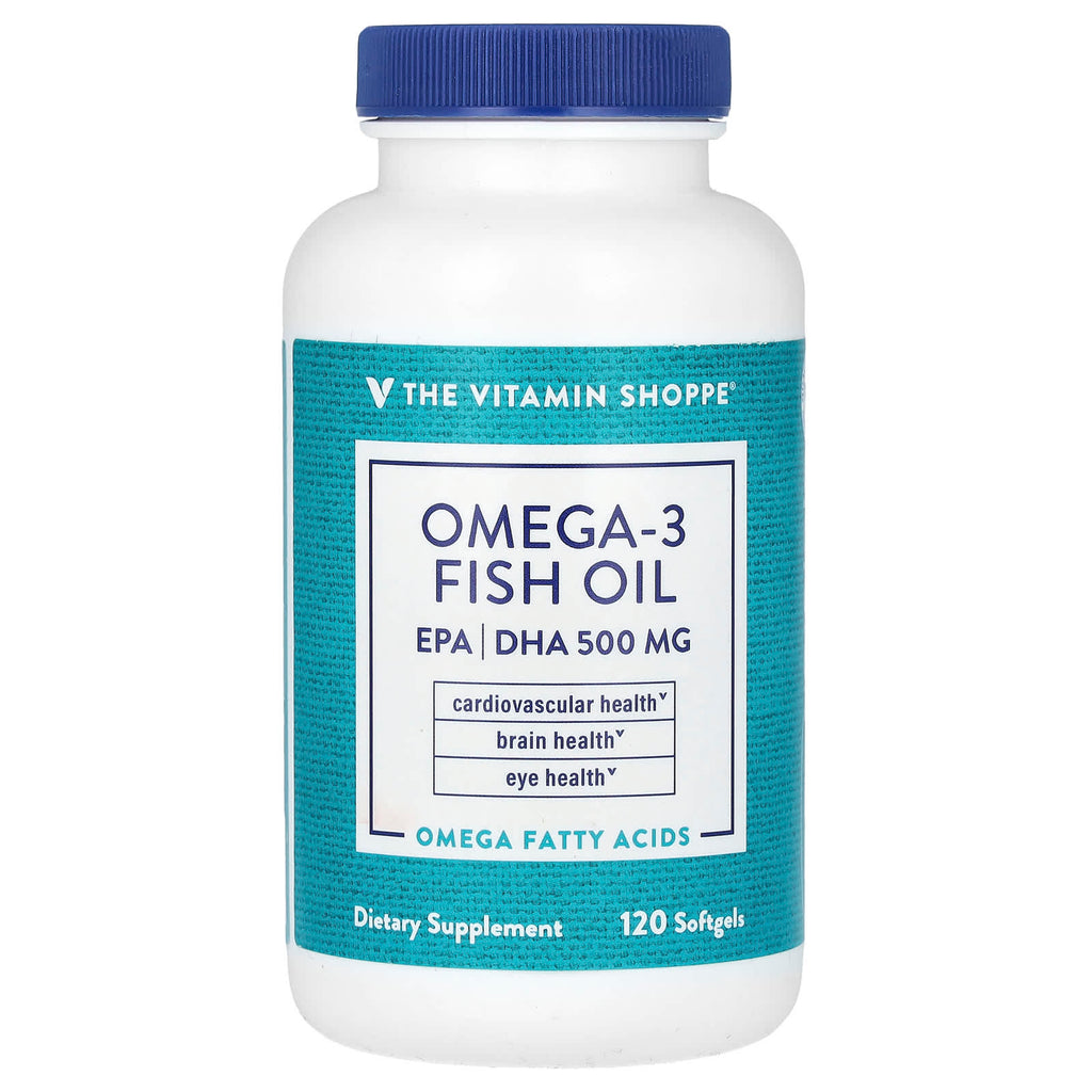 The Vitamin Shoppe, Omega-3 Fish Oil, 120 Softgels