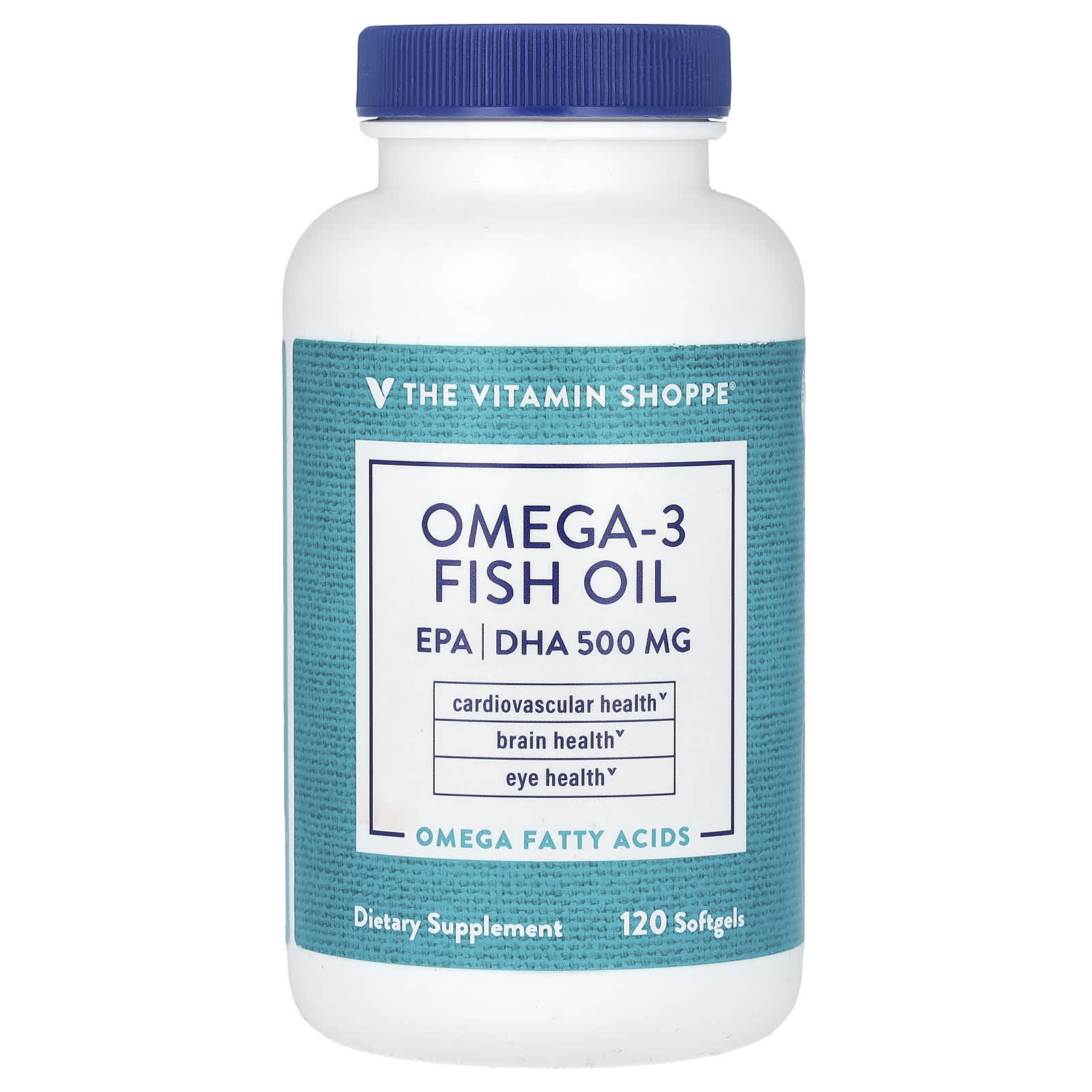 The Vitamin Shoppe, Omega-3 Fish Oil, 120 Softgels