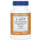 The Vitamin Shoppe, 5- HTP With Vitamin B6, 120 Capsules