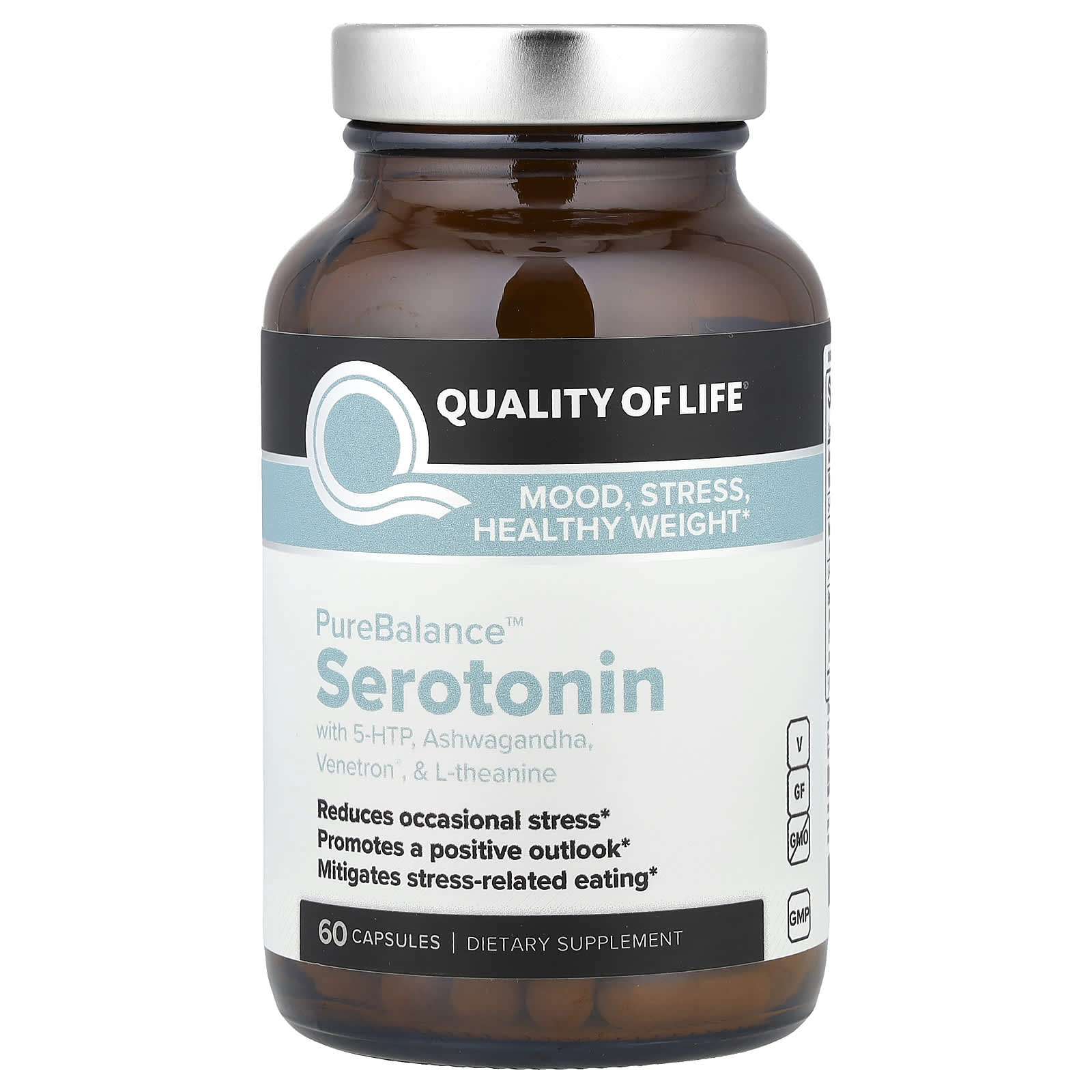 Quality of Life, PureBalance™ Serotonin, 60 Capsules
