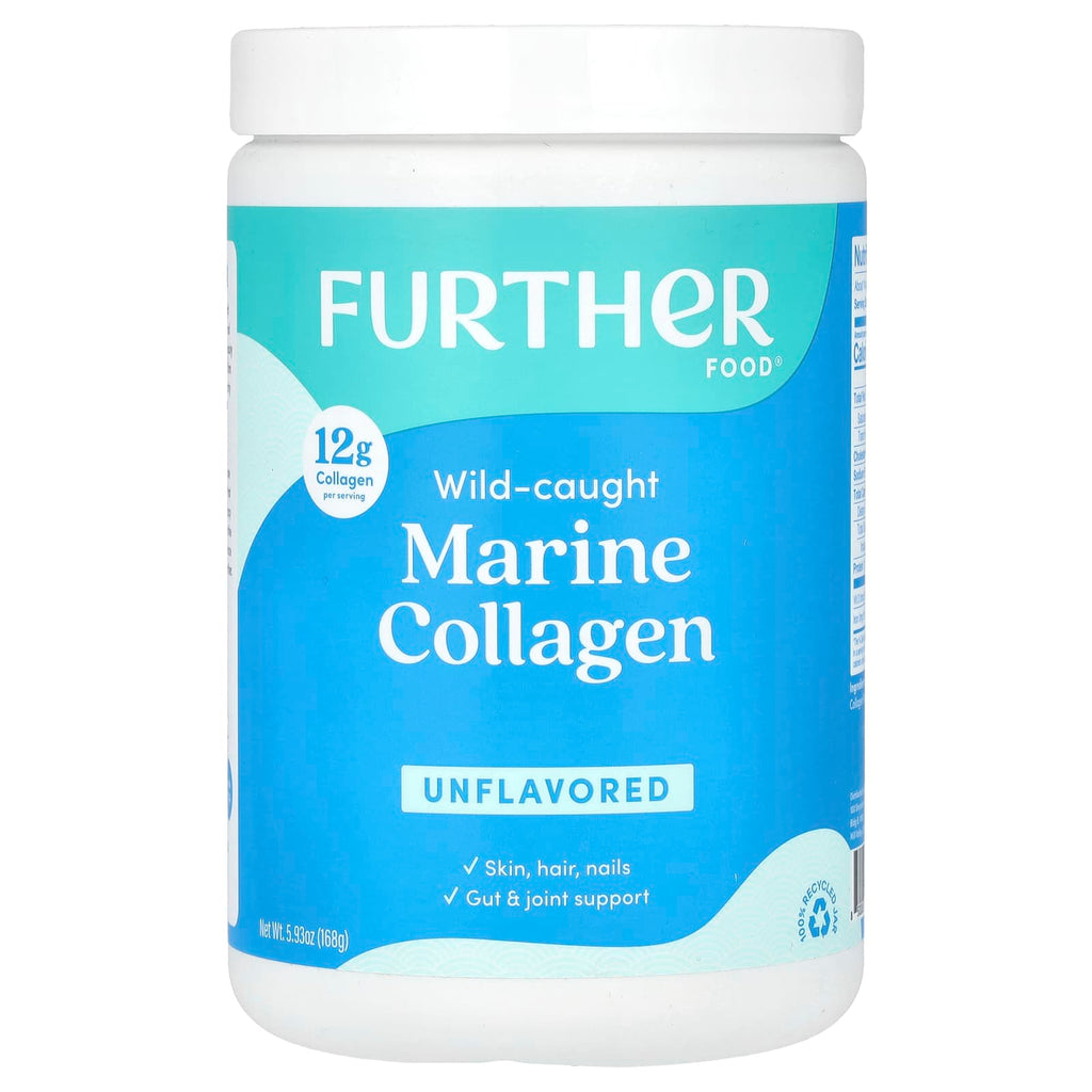 Further Food, Wild-Caught Marine Collagen, Unflavored, 5.93 oz (168 g)