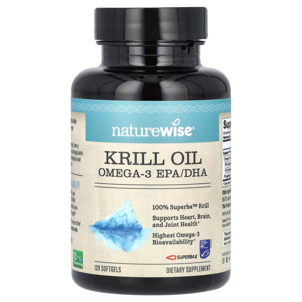 NatureWise, Krill Oil, Omega-3 EPA/DHA, 120 Softgels