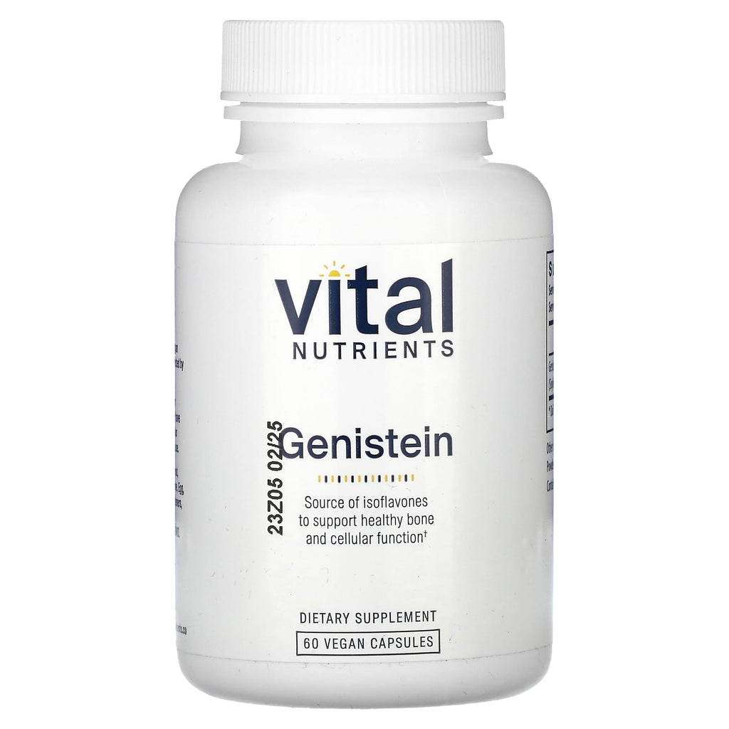 Vital Nutrients, Genistein, 60 Vegan Capsules (125 mg per Capsule)