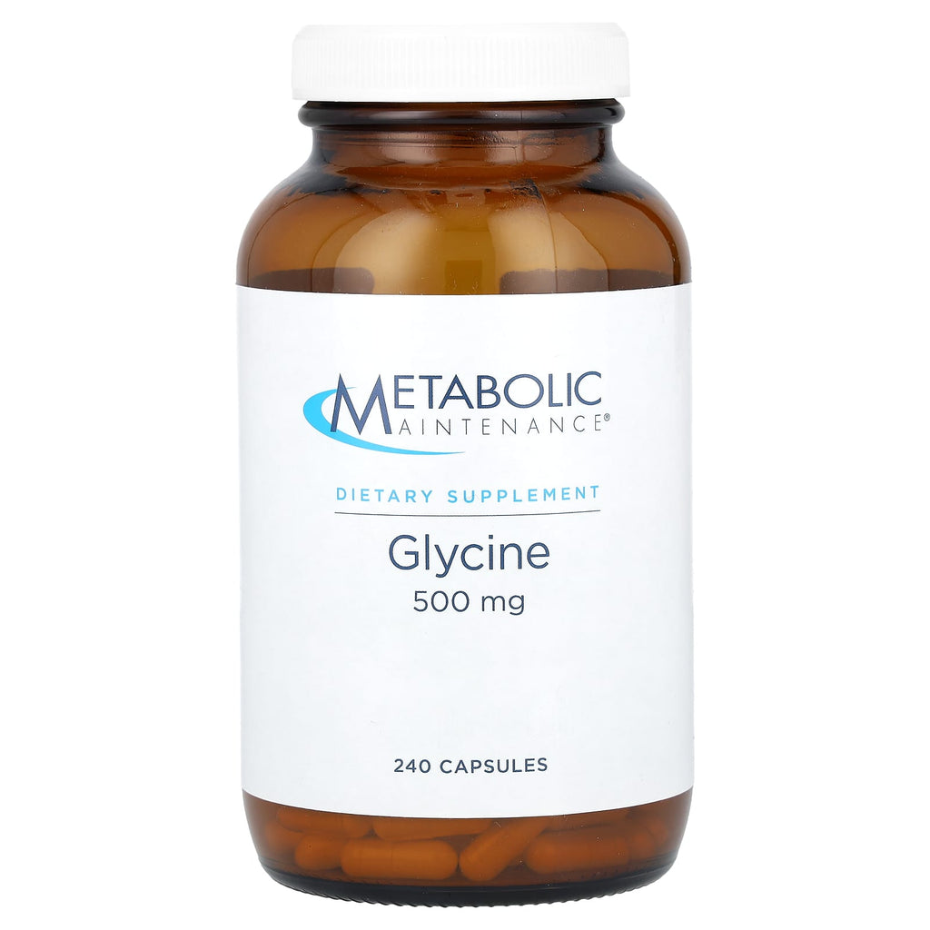 Metabolic Maintenance, Glycine, 500 mg, 240 Capsules