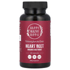 Happy Healthy Hippie, Heart Beet, Organic Beetroot, 60 Capsules (650 mg per Capsule)