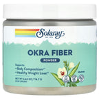 Solaray, Okra Fiber Powder, Unflavored, 2.63 oz (74.7 g)