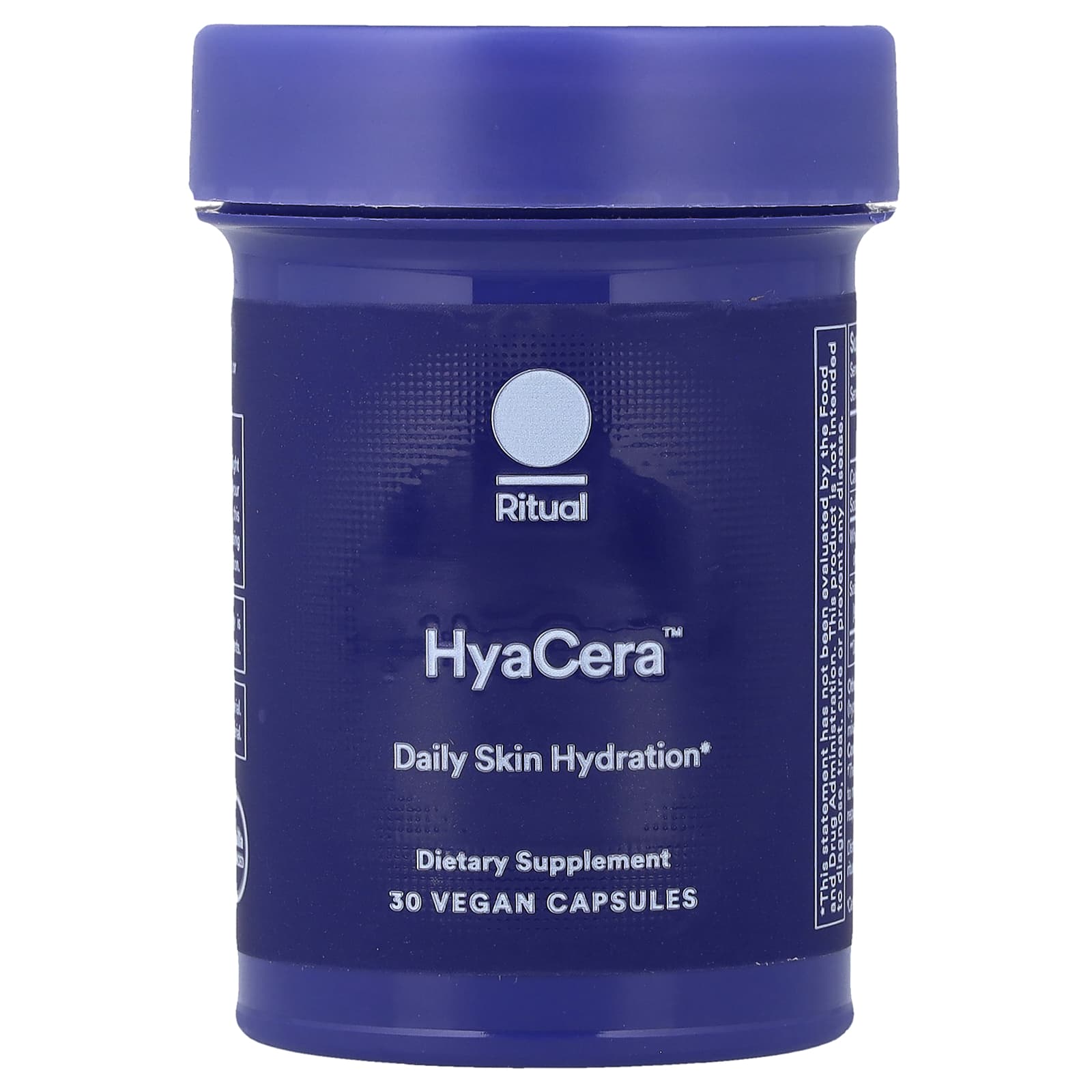 Ritual, HyaCera™, Vanilla, 30 Vegan Capsules