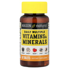 Mason Natural, Daily Multiple Vitamins & Minerals, 60 Tablets