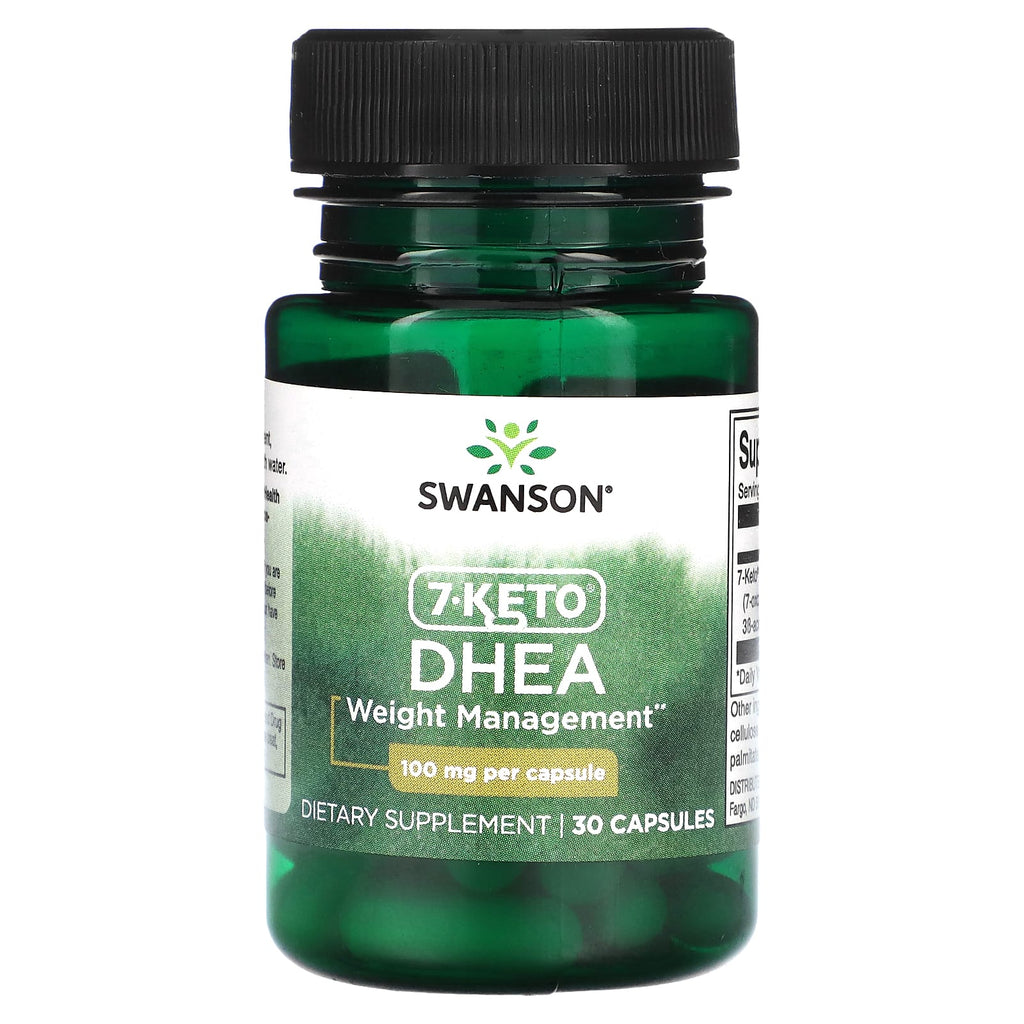 Swanson, 7-Keto® DHEA, 100 mg, 30 Capsules