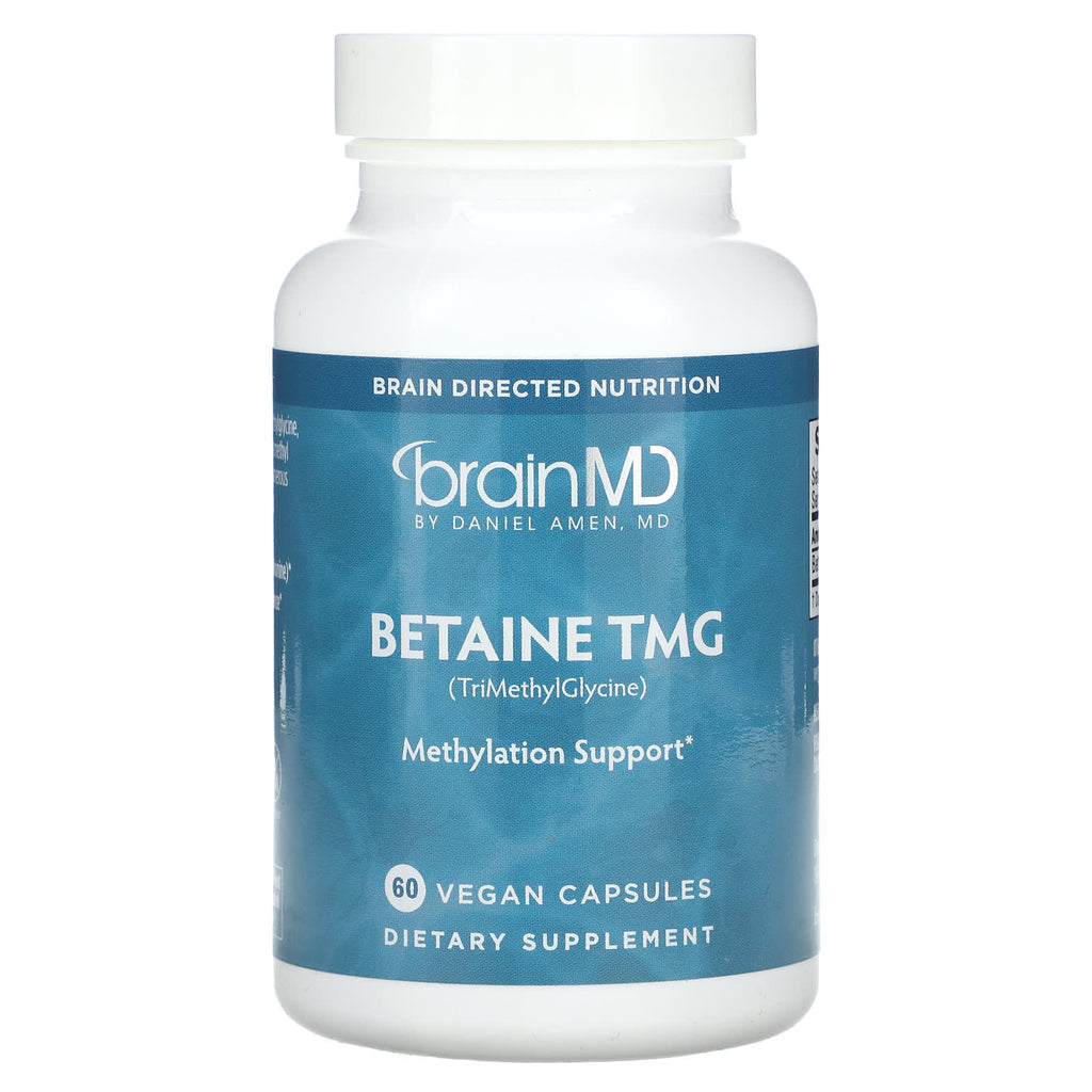 BrainMD, Betaine TMG, 60 Vegan Capsules (500 mg per Capsules)