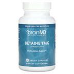 BrainMD, Betaine TMG, 60 Vegan Capsules (500 mg per Capsules)