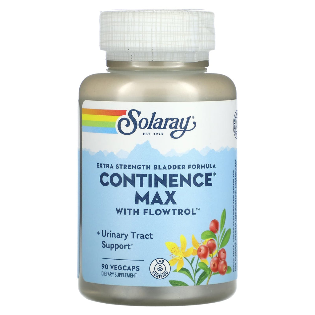 Solaray, Bladder Formula, Continence Max with Flowtrol, 90 VegCaps